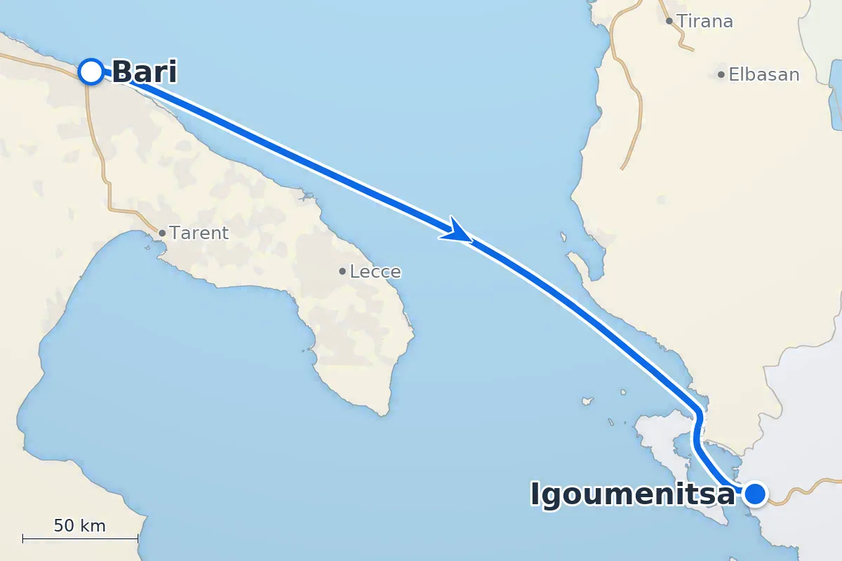 Bari - Igoumenitsa