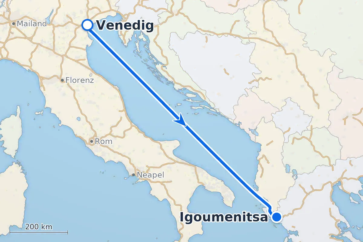 Venedig - Igoumenitsa